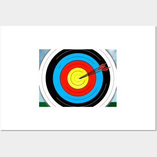 Archery Arrows Target Practice Posters and Art